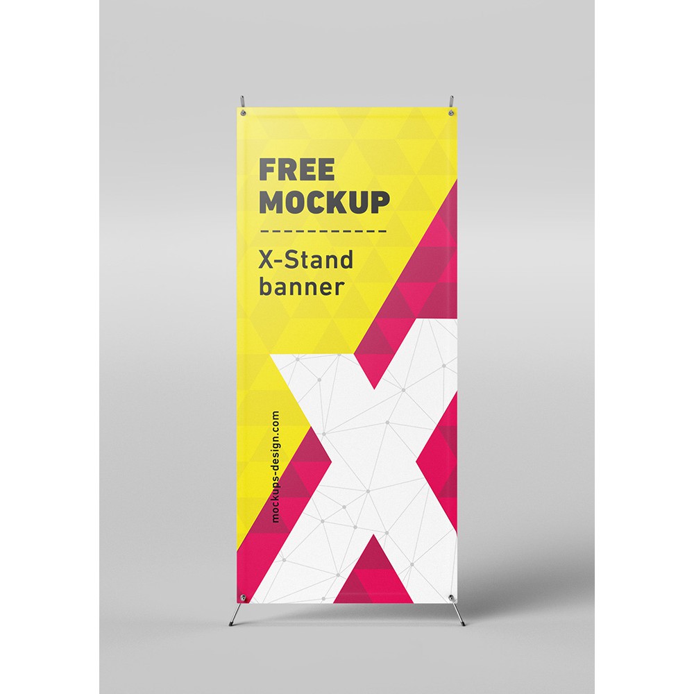 X Stand Banting I Mockup PSD I Photoshop I Template Photoshop I Banner ...