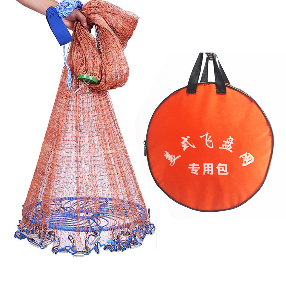 🔥Ready Stock🔥American Style Hand Throw Fishing Net Outdoor Sport