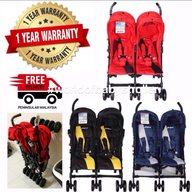 Halford fliplite twin stroller on sale