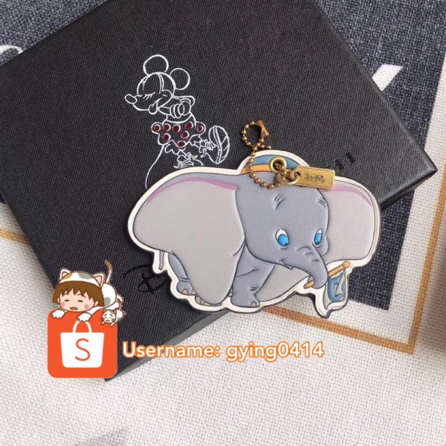 Disney x coach dumbo best sale bag charm