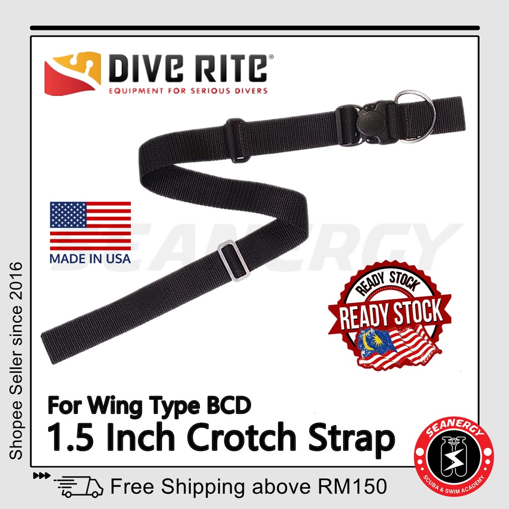 Dive Rite Crotch Strap for Donut BCD Wing BCD Back Inflate BCD Scuba