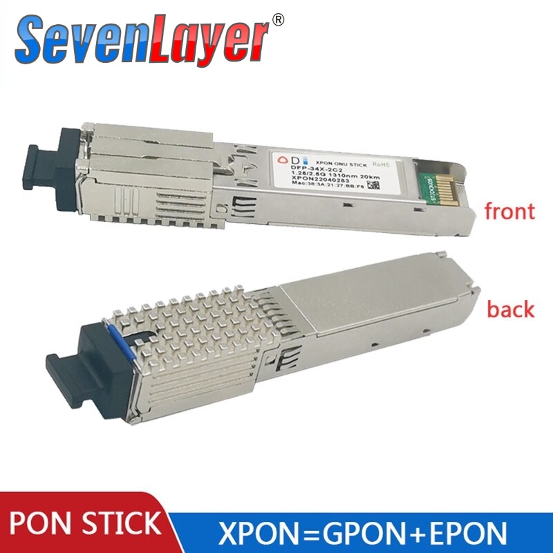 PON STICK EPON GPON XPON SFP ONU Stick With MAC SC Connector Pon Module ...