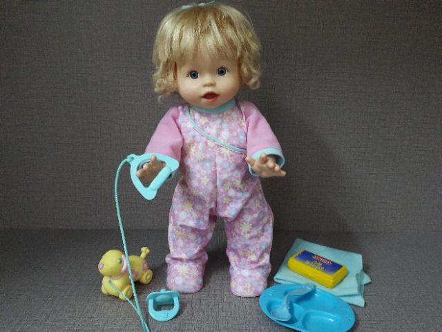 Little mommy walk and giggle doll on sale