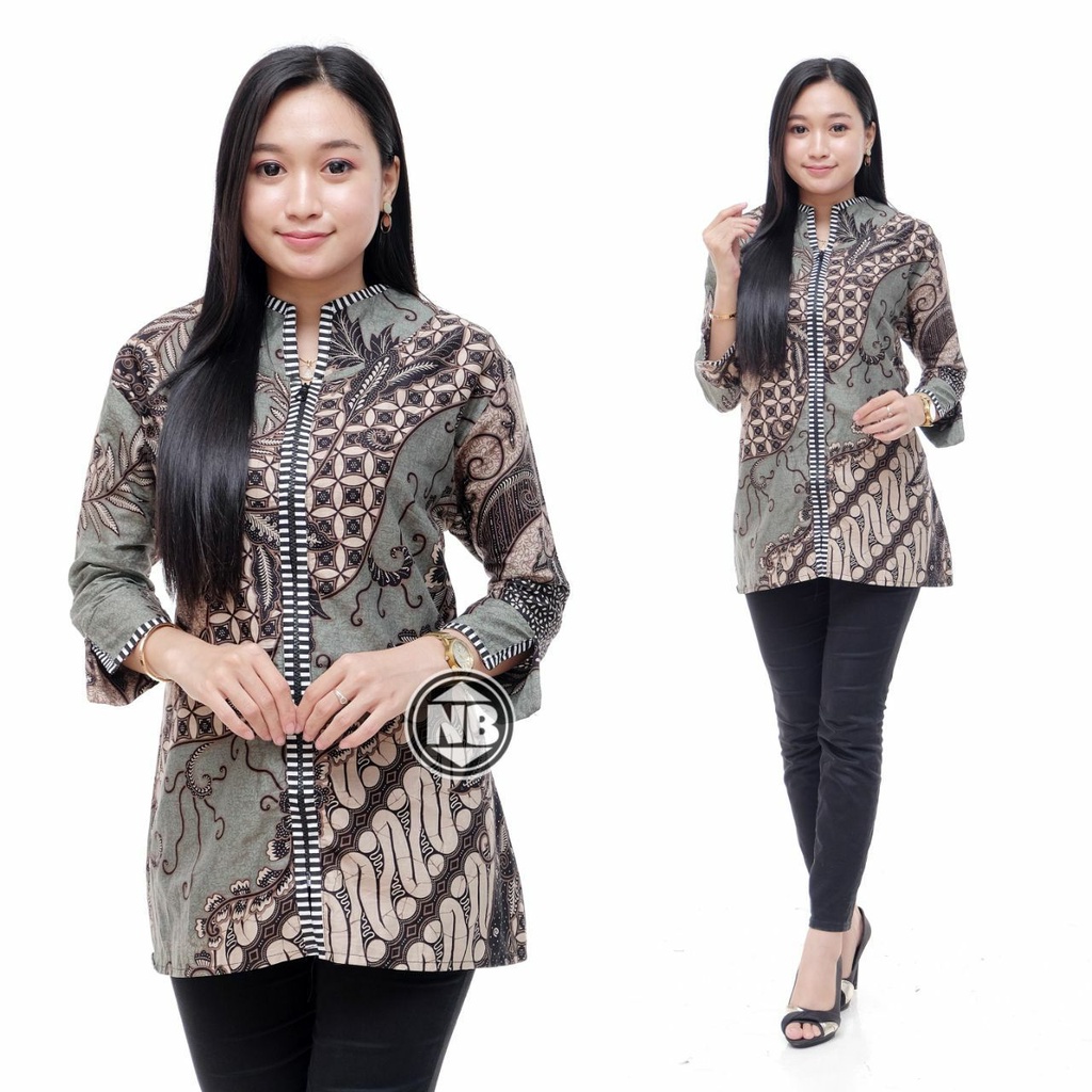 AZ Dress Women BATIK JAWA BATIK ASLI BATIK INDONESIA BATIK MODERN Batik ...