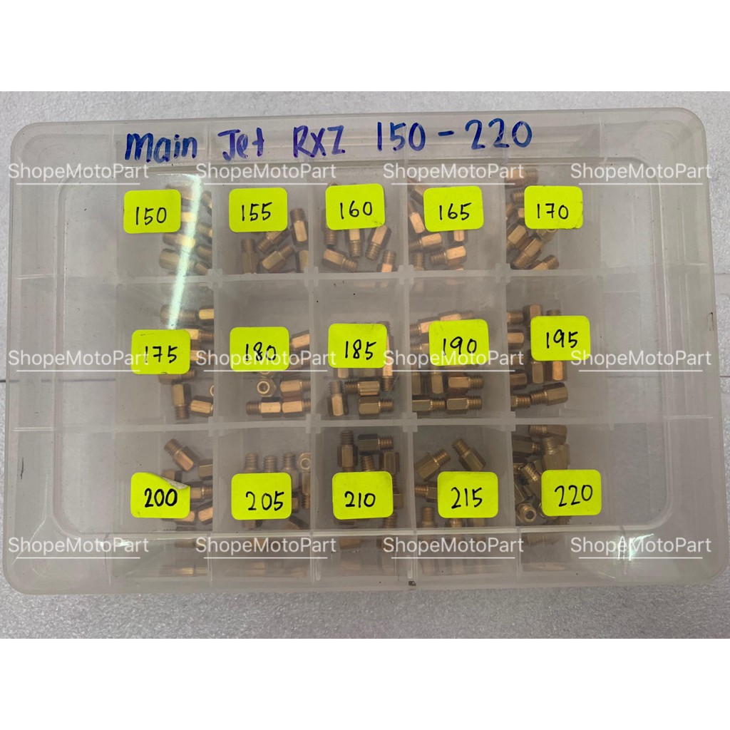 MAIN JET MAINJET MJ CARBURETOR CARB RXZ 125Z Y125Z Y125ZR 125ZR TZM ...