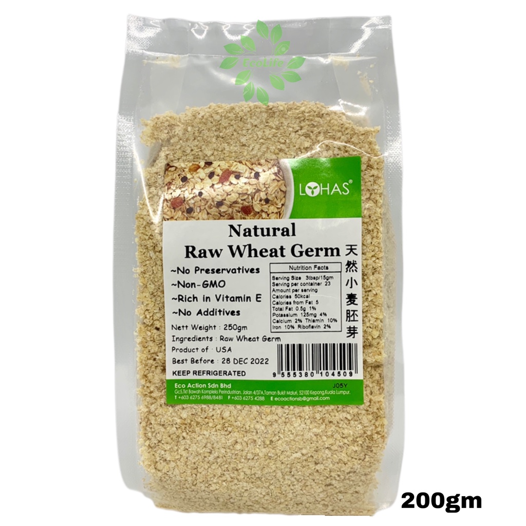 Lohas Natural Raw Wheat Germ 250g 小麦胚芽 | Shopee Malaysia