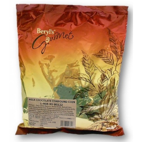 Beryl's Gourmet Milk Chocolate Compound Coin 1kg | Shopee Malaysia
