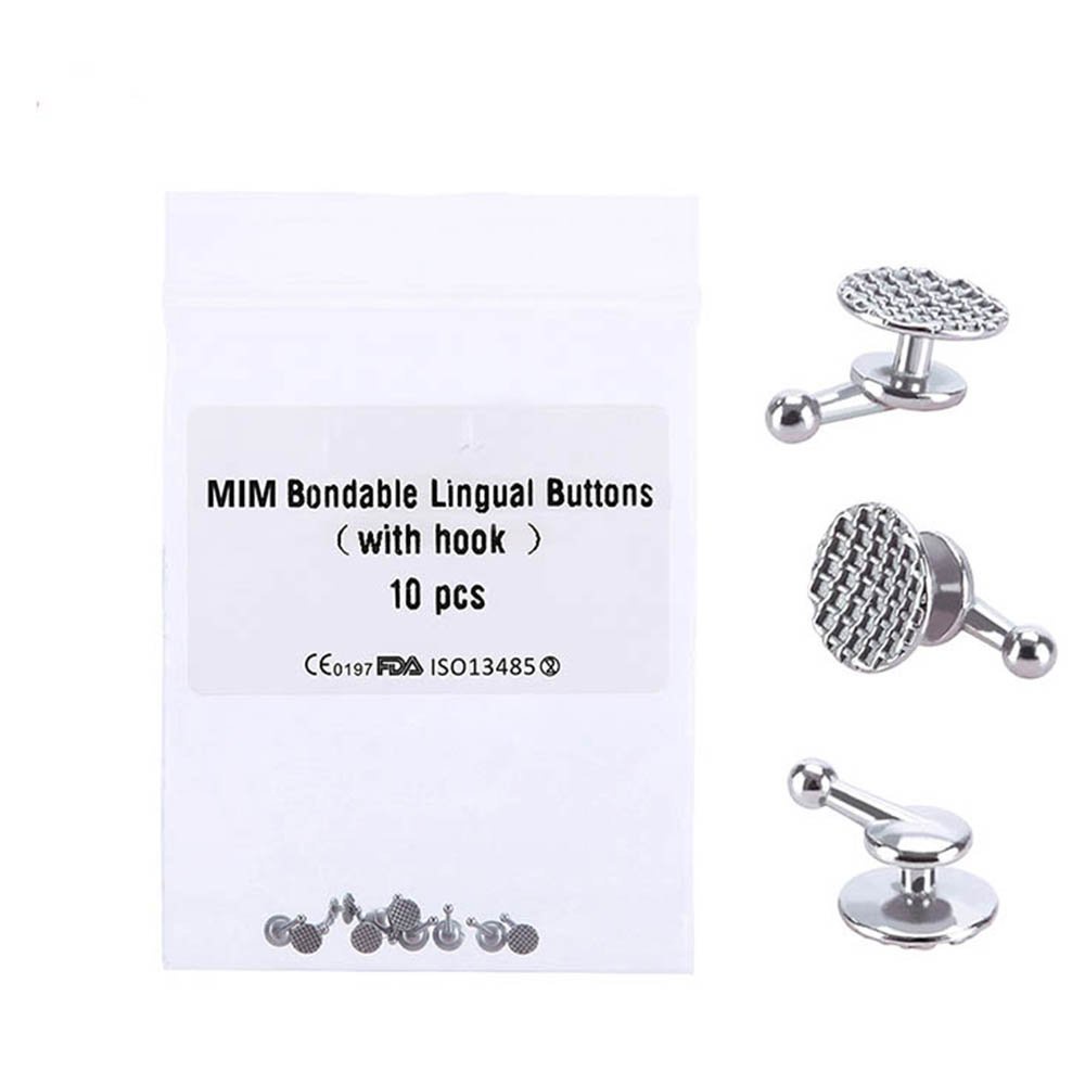 Orthodontic Multi-hook Buttons 10Pcs Dental Orthodontic Lingual Buttons ...