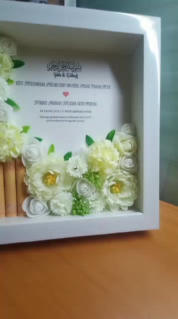 8x8 GUBAHAN FRAME MAS KAHWIN (PROMOSI)
