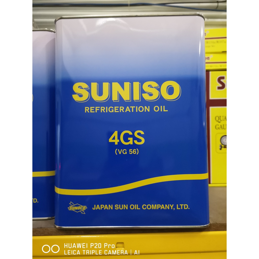 SUNISO 4GS Refrigeration Compressor Oil (1 GALLON) ORIGINAL JAPAN