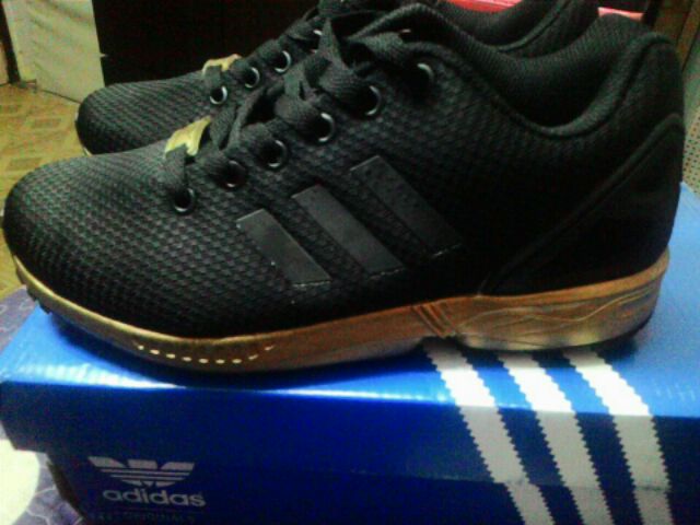 Adidas zx flux black gold