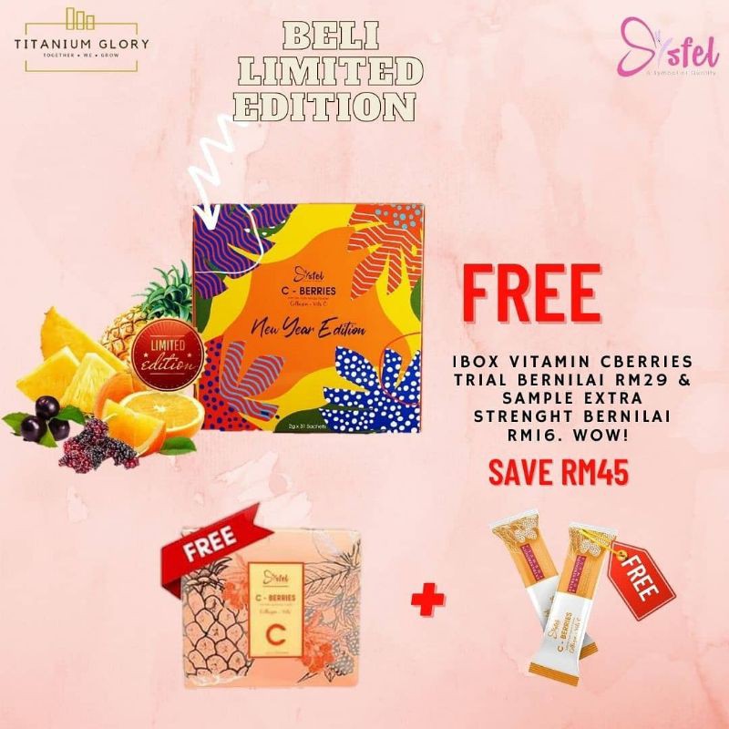 C-BERRIES LIMITED EDITION 🔥🔥FREE 1 BOX+2 Advanced Formula + 3 Sachet ...
