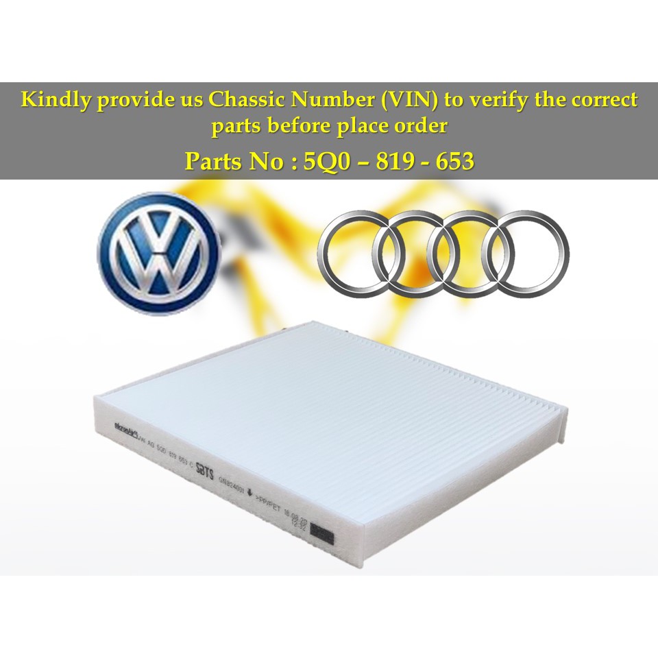 Audi A3 RS3 S3 TT TTRS Q3 / Volkswagen Golf7 MK7 Jetta Tiguan