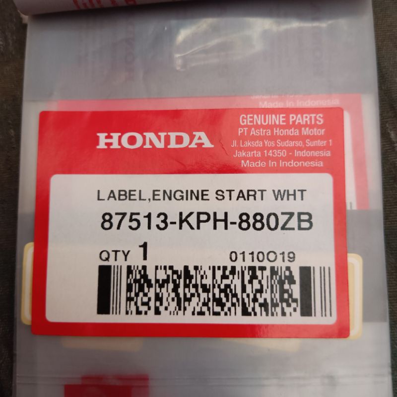 Original supra karisma engine start label Sticker | Shopee Malaysia