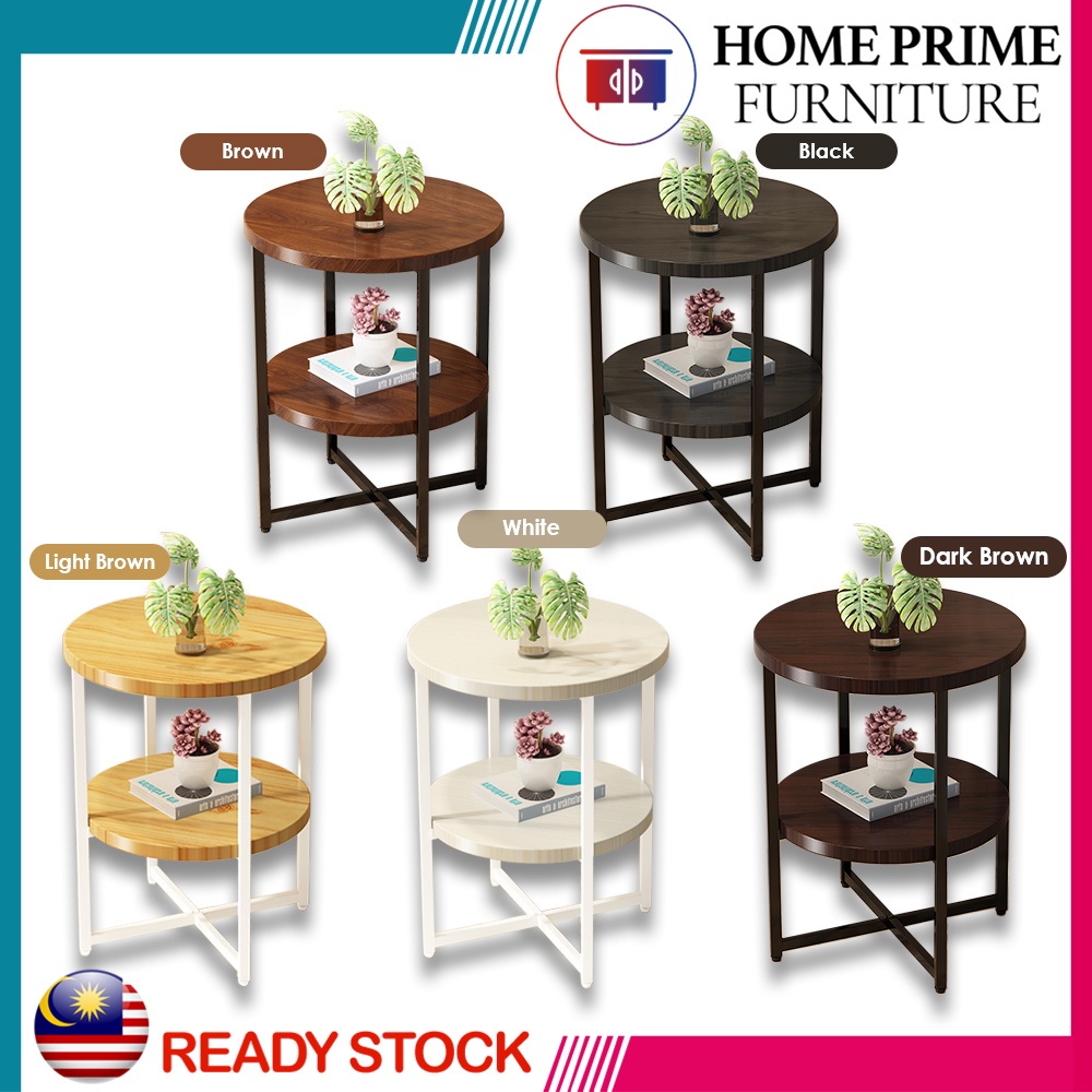 QuickBuy HP034 Modern Small Coffee Table Round Table Corner Several ...