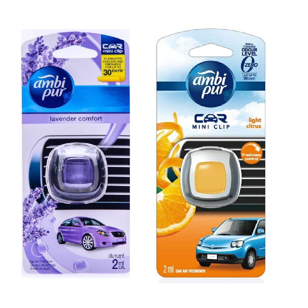 Ambi Pur Mini Vent Clip Air Freshener 2ml - 2 Variants