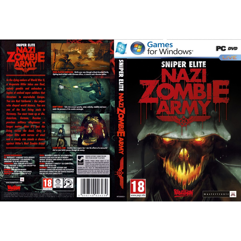 Sniper Elite Nazi Zombie Army PC GAME [Offline] | Shopee Malaysia