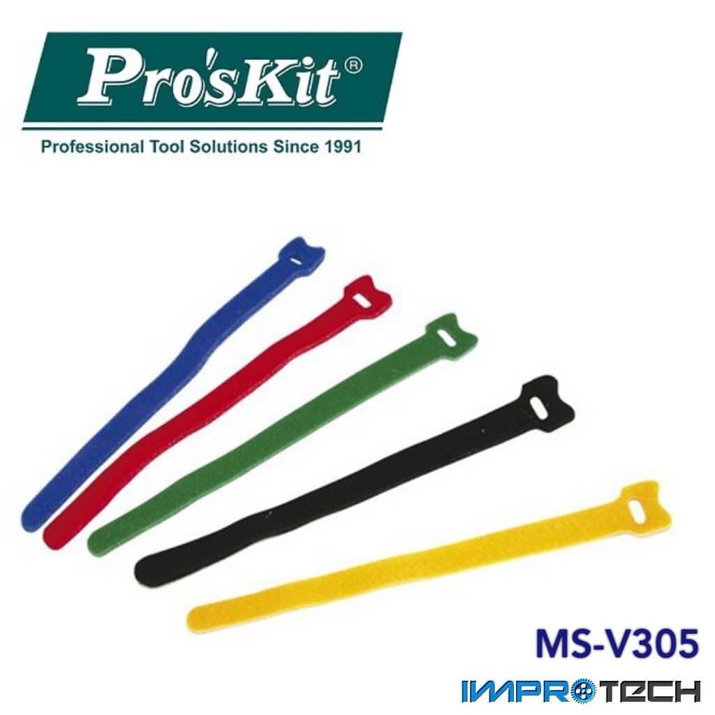 PROSKIT Velcro Cable Tie5" Assortment(Unit15pcs/pack) Shopee Malaysia