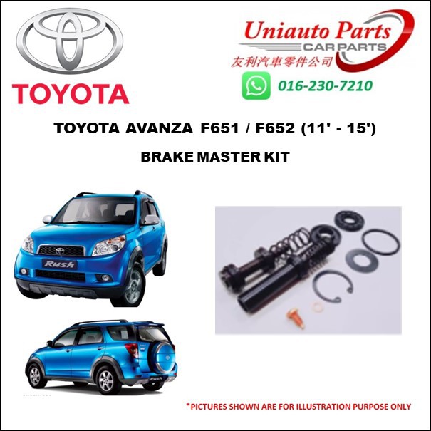 TOYOTA RUSH F700 (06' - 17') BRAKE MASTER KIT | Shopee Malaysia