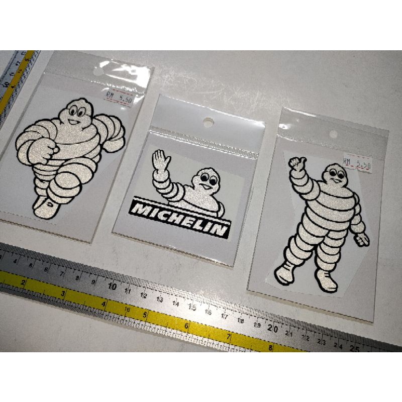 Sticker Reflective - Michelin | Shopee Malaysia