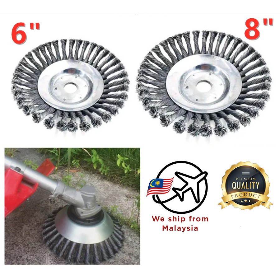 150mm 6" 6 inch / 200mm 8" 8 inch Steel Wire Grass Trimmer Head
