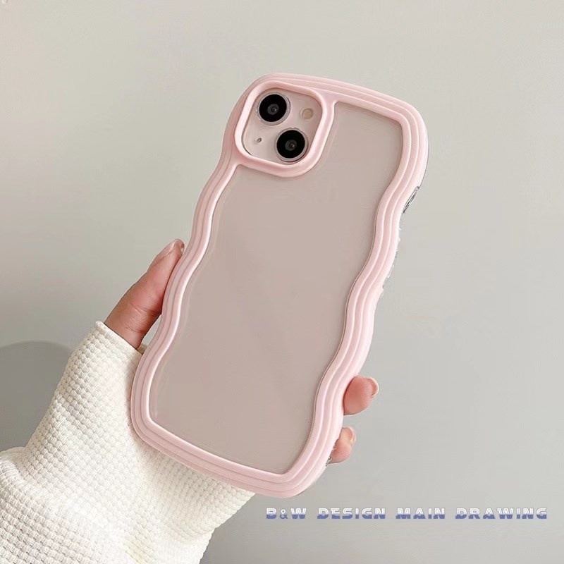 Simple Pattern Transparent Black Lens All-inclusive Phone Case  For,iphone14promax/14plus/14pro/14,iphone13promax/13mini/13pro/13,iphone12promax/12mini/12pro/12, iphone11promax/11pro/11/xsmax/x/xs/xr/se2020/se2022/7/8/7plus/8plus - Te