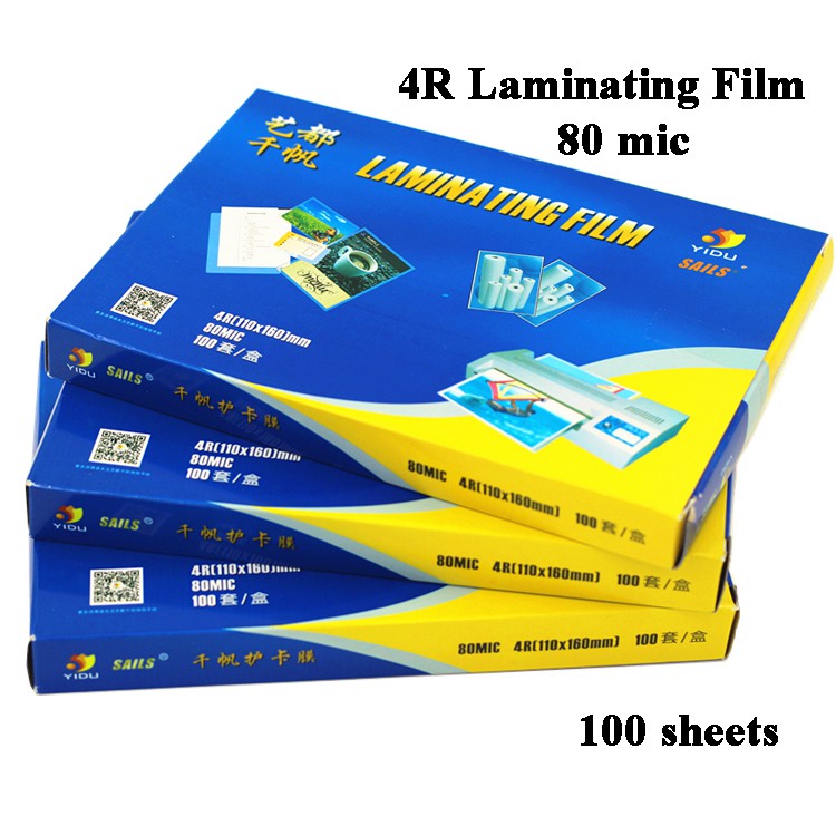 Laminating Film Pouches Pouch 80mic (100 sheets ) A4 & 4R Shopee Malaysia