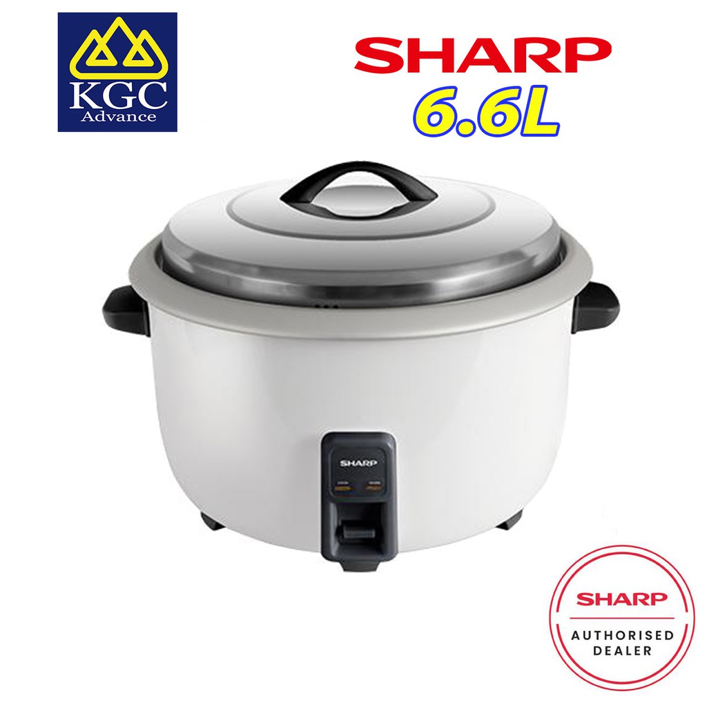 Sharp Commercial Rice Cooker (6.6L) KSH668CWH | Shopee Malaysia