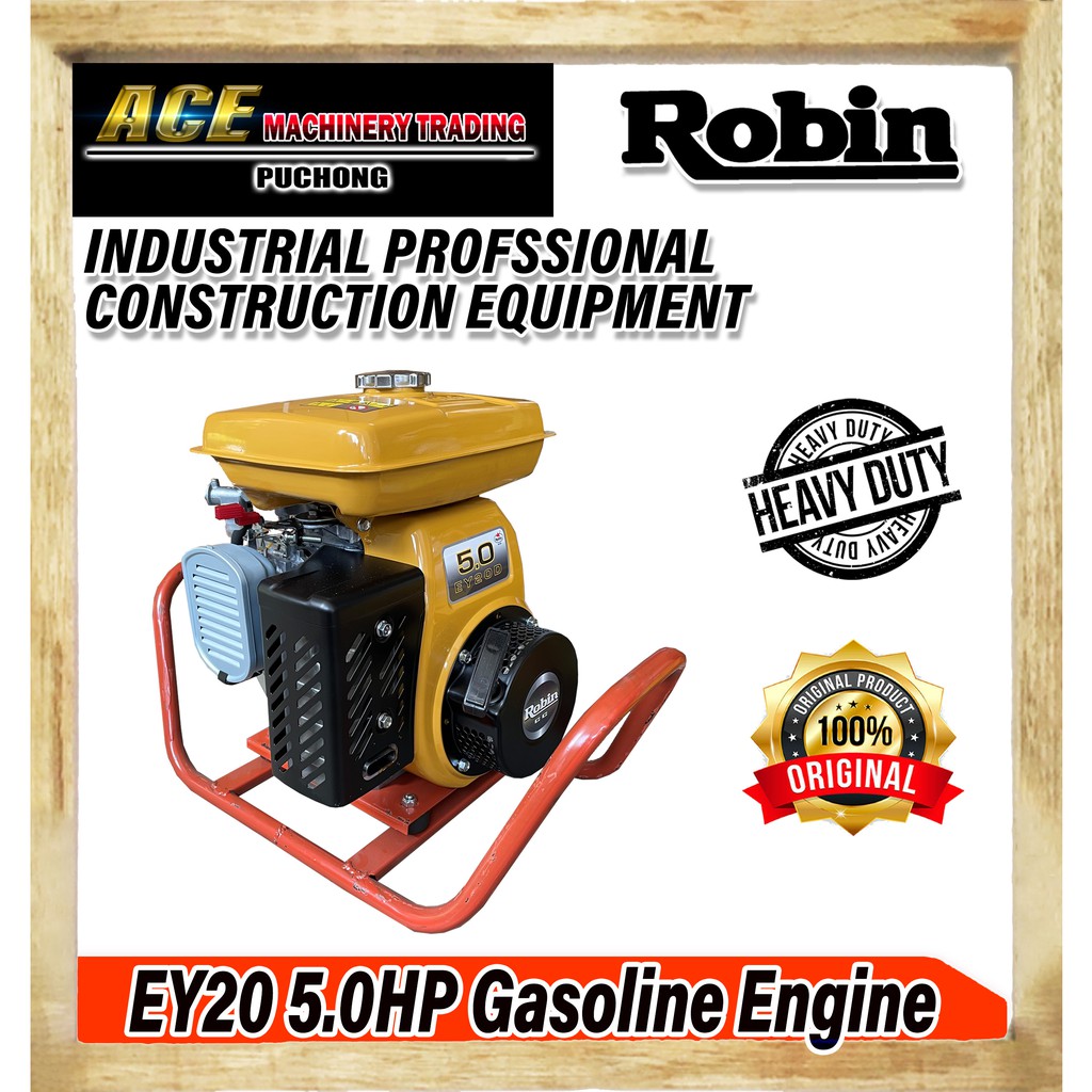ROBIN Engine EY20 Original Robin Engine Complete Petrol Engine Multi  Purpose Petrol Engine Use Lawn Mower Concrete Mixer