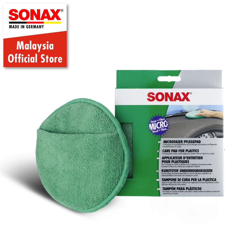 SONAX Microfiber Application Pad for Car Interior Plastic, Dashboard