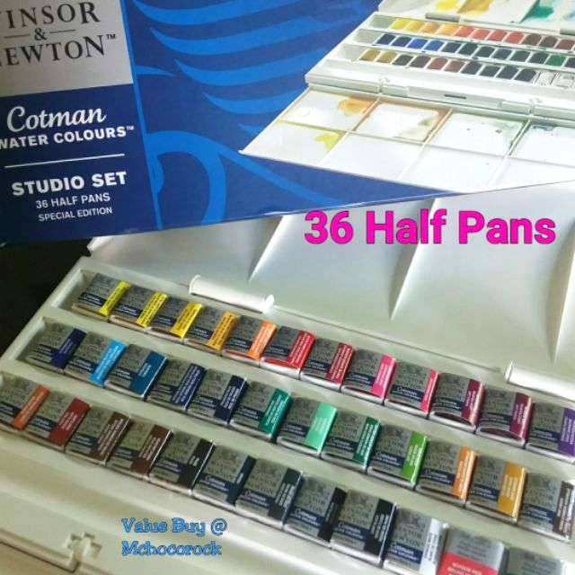 Winsor and Newton Cotman Watercolor Studio Set