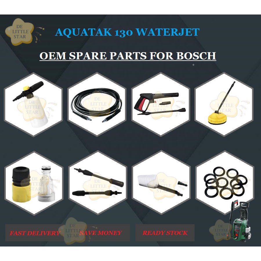 [READY STOCK] SPARE PARTS FOR BOSCH AQUATAK 130 HIGH PRESSURE CLEANER ...