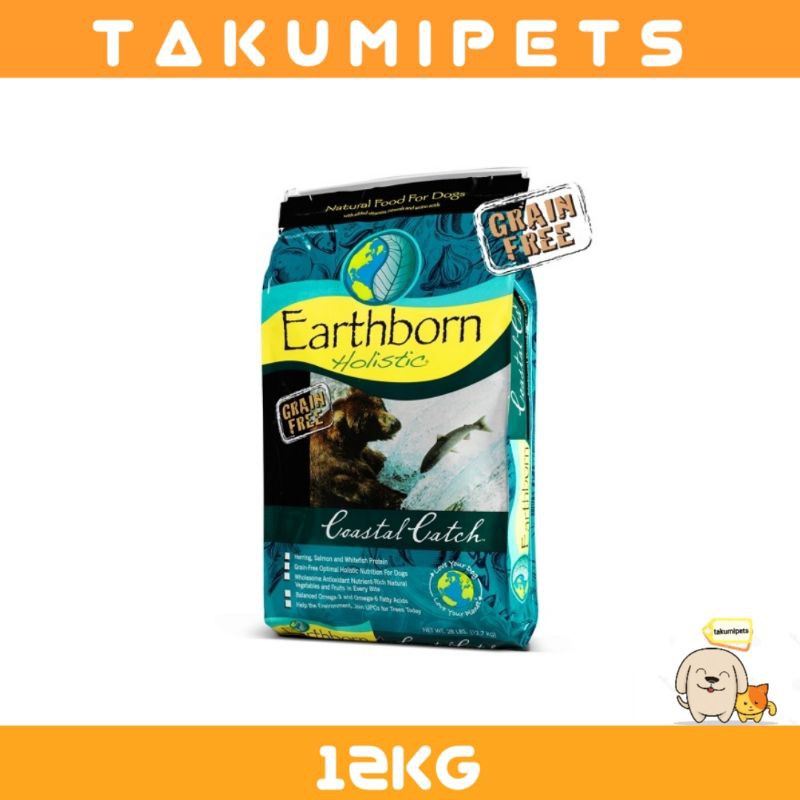 FREE SHIPPING T C EARTHBORN HOLISTIC NATURAL GRAIN FREE COASTAL CATCH 12KG Shopee Malaysia