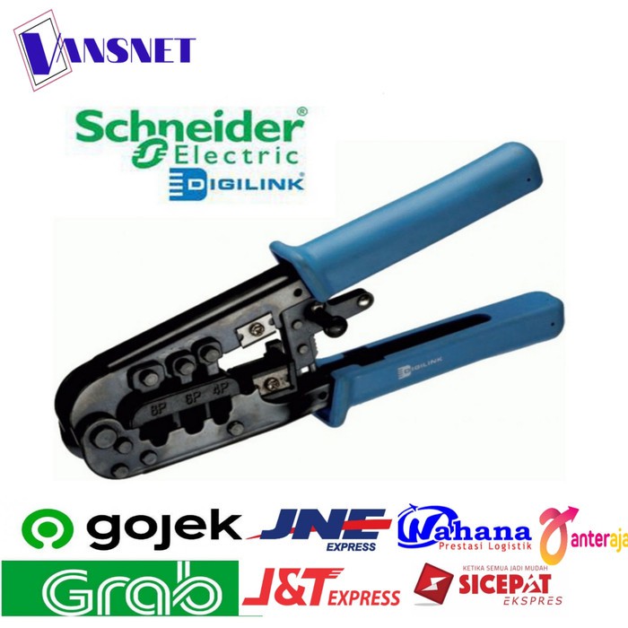 Schneider Digilink / Crimping Tool Rj45 Rj11 Cat5 Cat6 Creamping Pliers