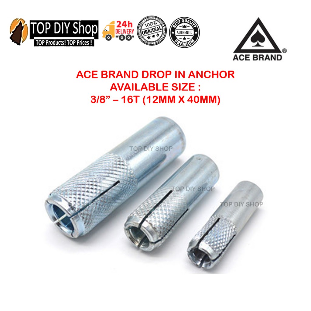 ACE DROP IN ANCHOR(3/8" 16T) Shopee Malaysia