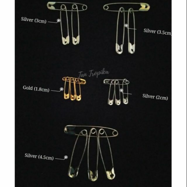 Safety Pins (12pcs/1dzn) | Shopee Malaysia