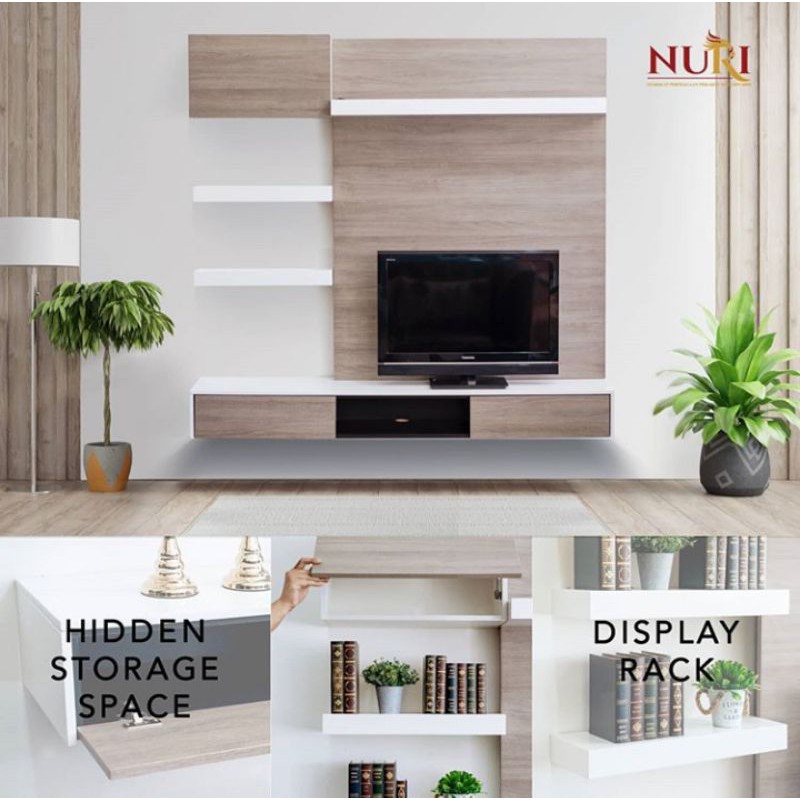 TV RACK / HIDDEN STORAGE SPACE /DISPLAY RACK | Shopee Malaysia