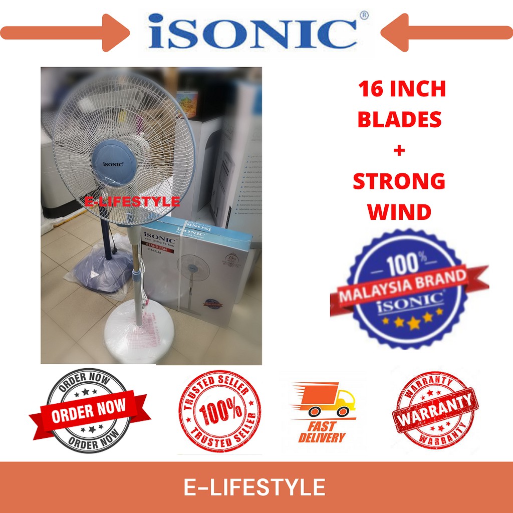 SPECIAL OFFER - ISONIC STAND CTF-SF16A 16INCH WHITE COLOR | Shopee Malaysia