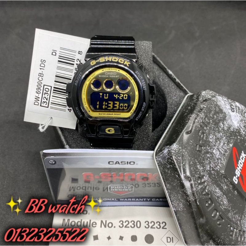 G shock 100 authentic DW 6900CB 1 DW6900CB 1 DW6900 DW 6900CB 1 Shopee Malaysia