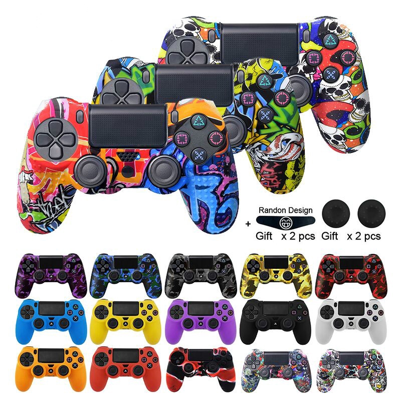 Soft Silicone Gel Rubber Case Cover For SONY Playstation 4 PS4 ...