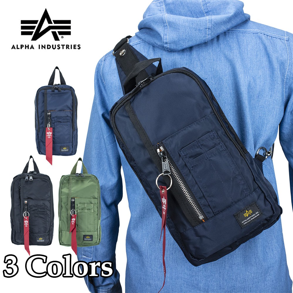 Alpha Industries Nylon Crossbody Bag Shopee Malaysia