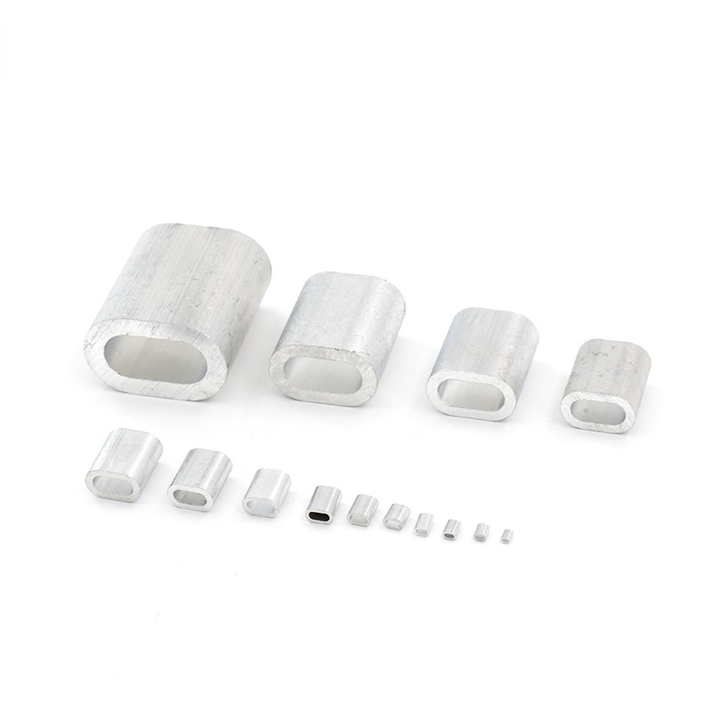 M0.8 M1.2 M1.5 M2 M3-M10 Aluminum Single casing wire rope ferrule cable ...