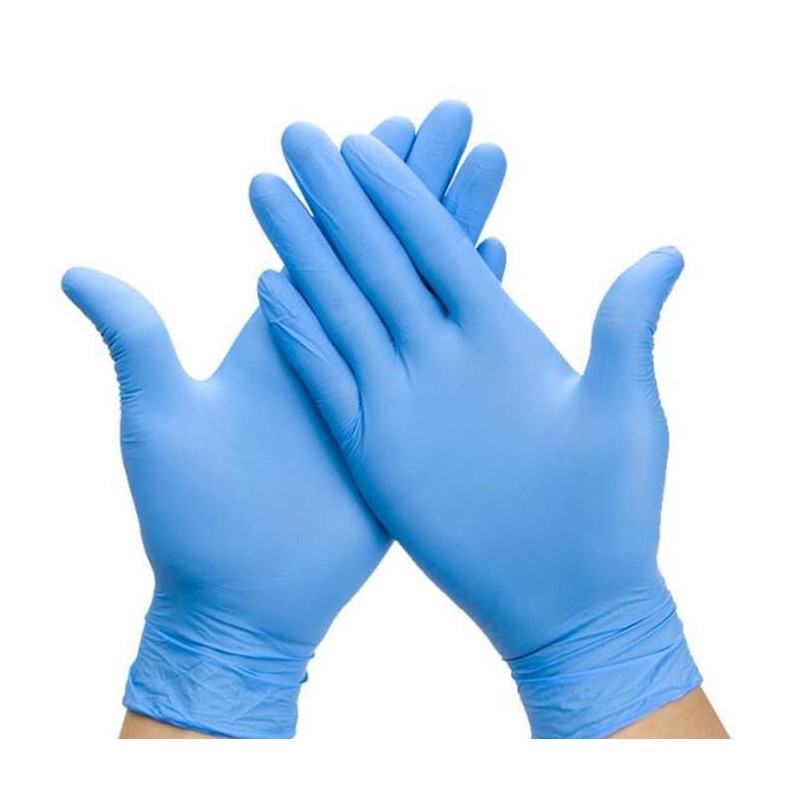 Adventa Nugard Nitrile Gloves, Powderfree, Blue Colour, 100 pcs/box ...