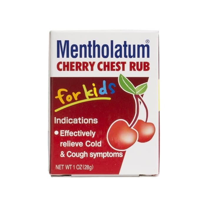 Mentholatum Cherry Chest Rub For Kids (28G) Shopee Malaysia