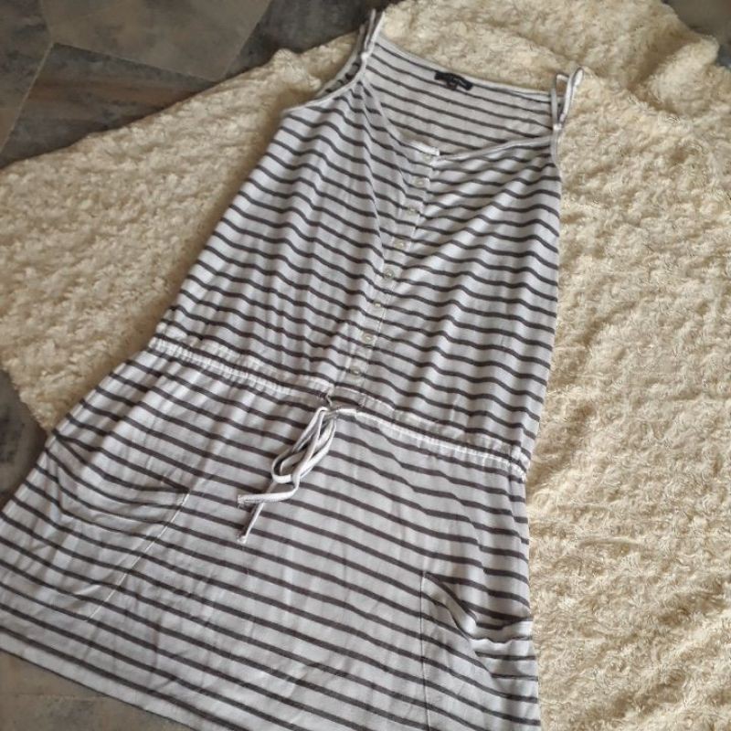 Casual 🕶 Striped Dress with Pockets | Shopee Malaysia