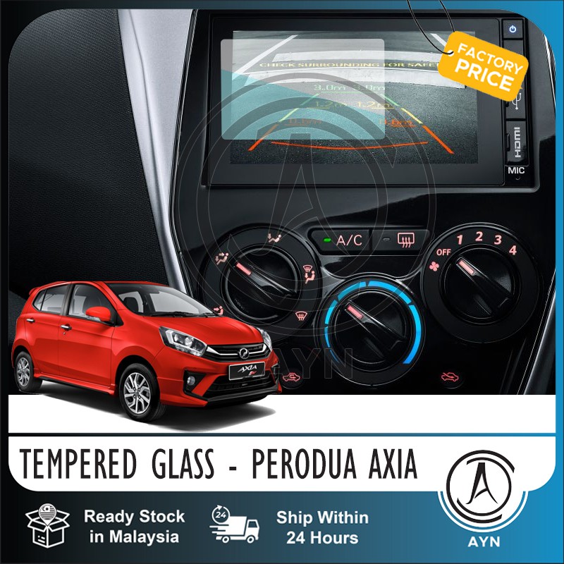 [NEW] Perodua AXIA Advance Head Unit Screen Infotainment Tempered Glass ...
