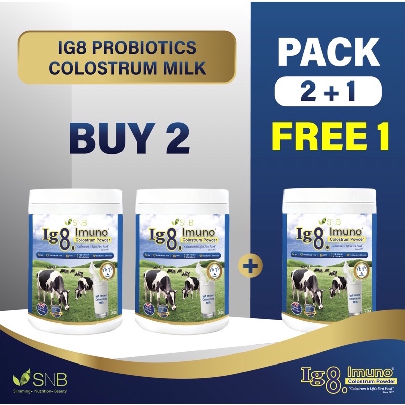 EXPIRE DATE: 2025 🎉𝐁𝐈𝐆 𝐒𝐀𝐋𝐄𝐒 Ig8 Imuno Colostrum Milk Powder 最新升级版 纽西兰8号益生菌牛初乳奶粉 350g (Product Of New Zealand)