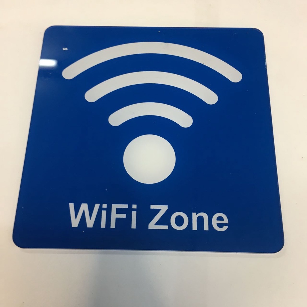 wifi zone signage available 10 cm x 10 cm | Shopee Malaysia