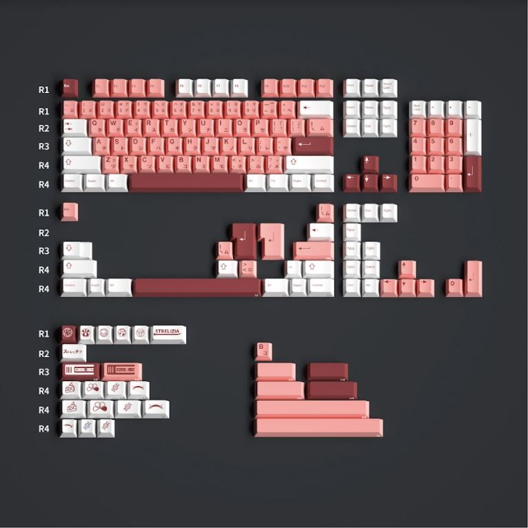 Milkyway PBT 02 & 015 Keycaps Base Kit Mechanical Keyboard Keycap Set ...