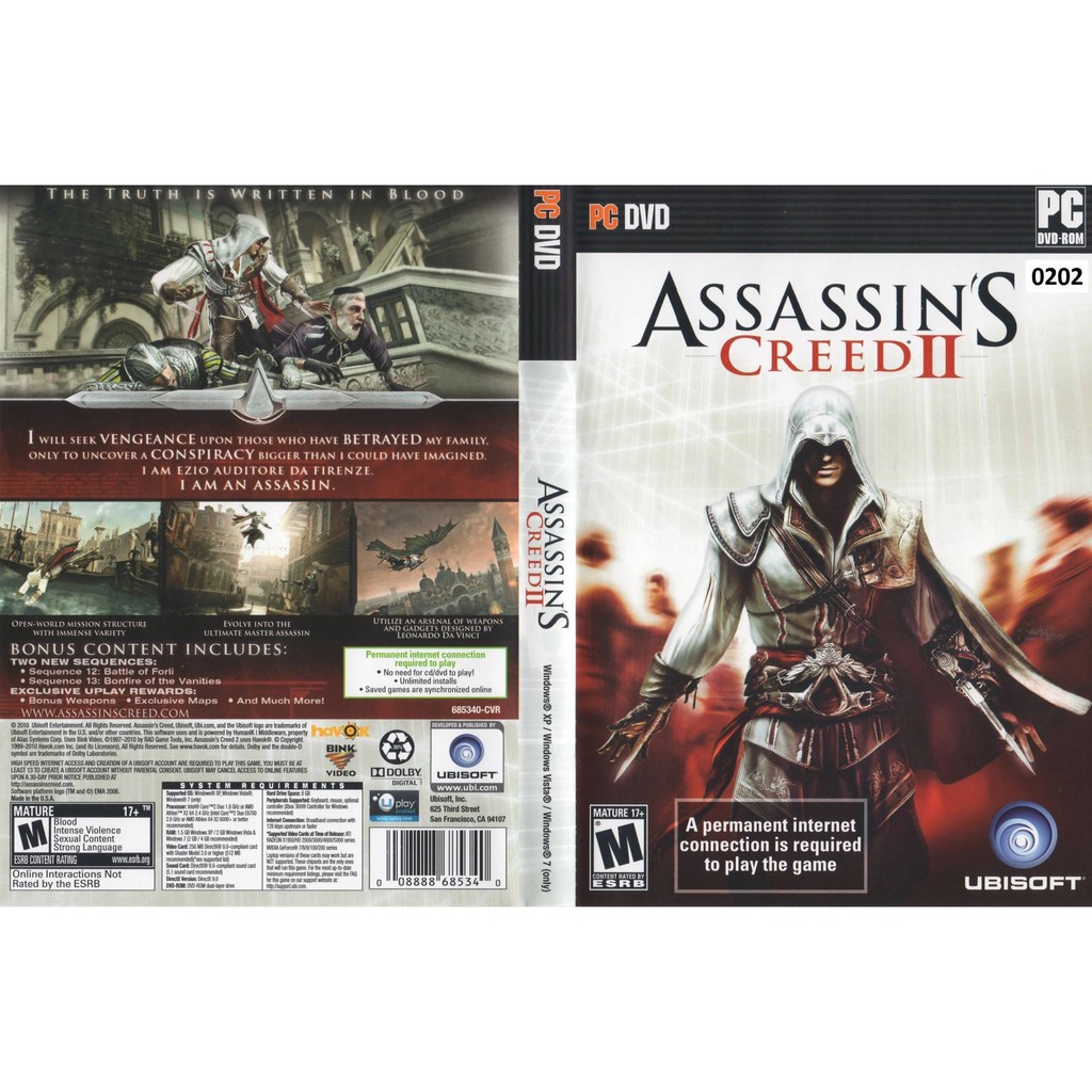 (PC DVD) Assassin's Creed 2 - Deluxe Edition | Shopee Malaysia